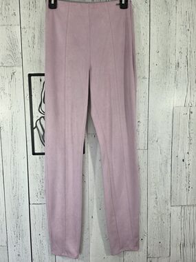 GUESS Faux Suede Skinny Pants Light Pink Size S Business Office Workwear Comfy